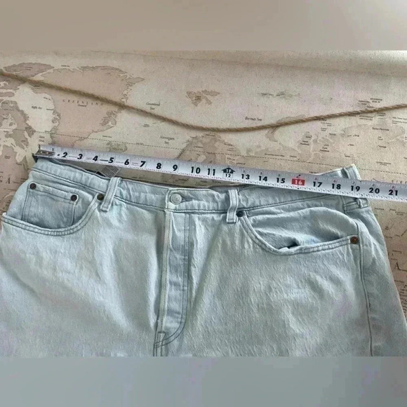 Levi's Ribcage Shorts Size 18 - Picture 8 of 11